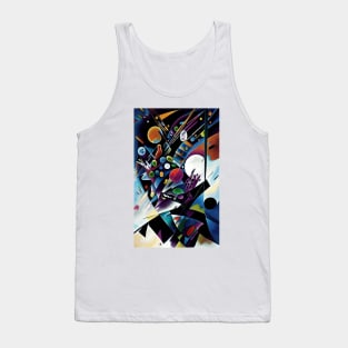 Circle and Line Composition Tank Top